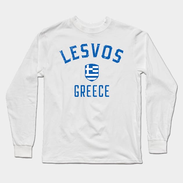 Lesvos Greece Long Sleeve T-Shirt by dk08